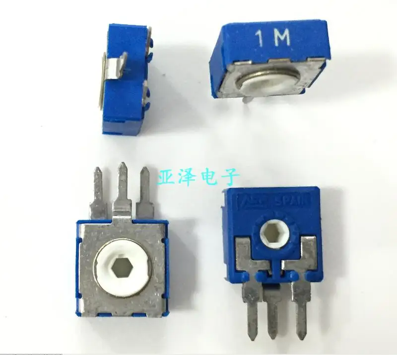 5PCS/LOT AENOR Spain trimmer potentiometer CA9MH2.5-1M, vertical hexagon hole, 1M square adjustable potentiometer
5PCS/LOT AENOR Spain trimmer potentiometer CA9MH2.5-1M, vertical hexagon hole, 1M square adjustable potentiometer