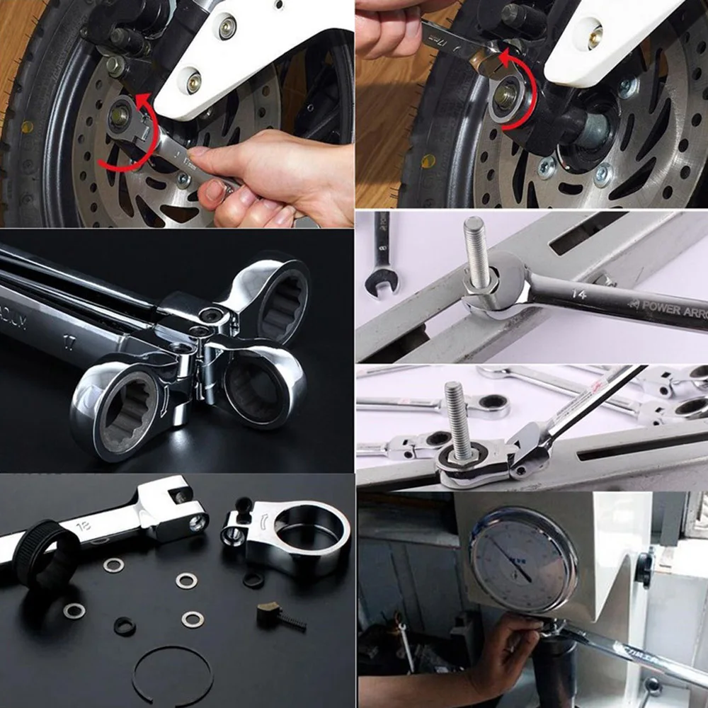 12pcs Ratchet Spanners Set Key Wrench Set Universal Wrench Tool Set of Heads With a Ratchet Car Repair Tools Hand Tool Set
12pcs Ratchet Spanners Set Key Wrench Set Universal Wrench Tool Set of Heads With a Ratchet Car Repair Tools Hand Tool Set