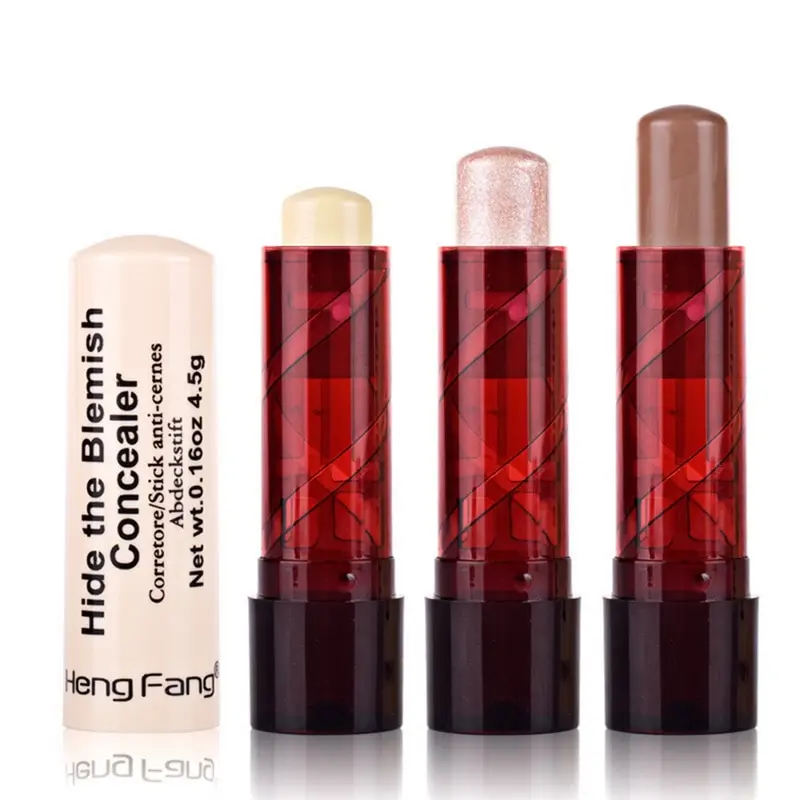 Hengfang Corretivo консилер maquiagem Стик Hide Blemish Contour Anti cernes Stick хайлайтер Pro Косметика