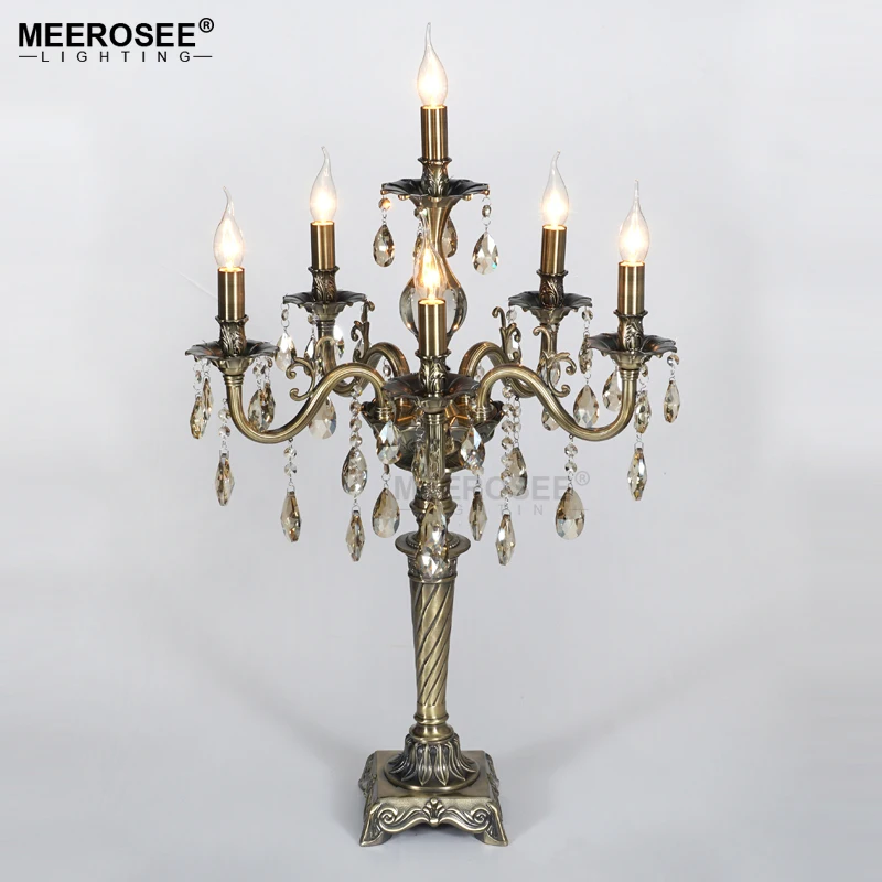 Vintage Crystal Table Light Fixture Desk Lamp for Reading Room Candle Lamp Lustres de Cristal Lighting Home Decoration
Vintage Crystal Table Light Fixture Desk Lamp for Reading Room Candle Lamp Lustres de Cristal Lighting Home Decoration
