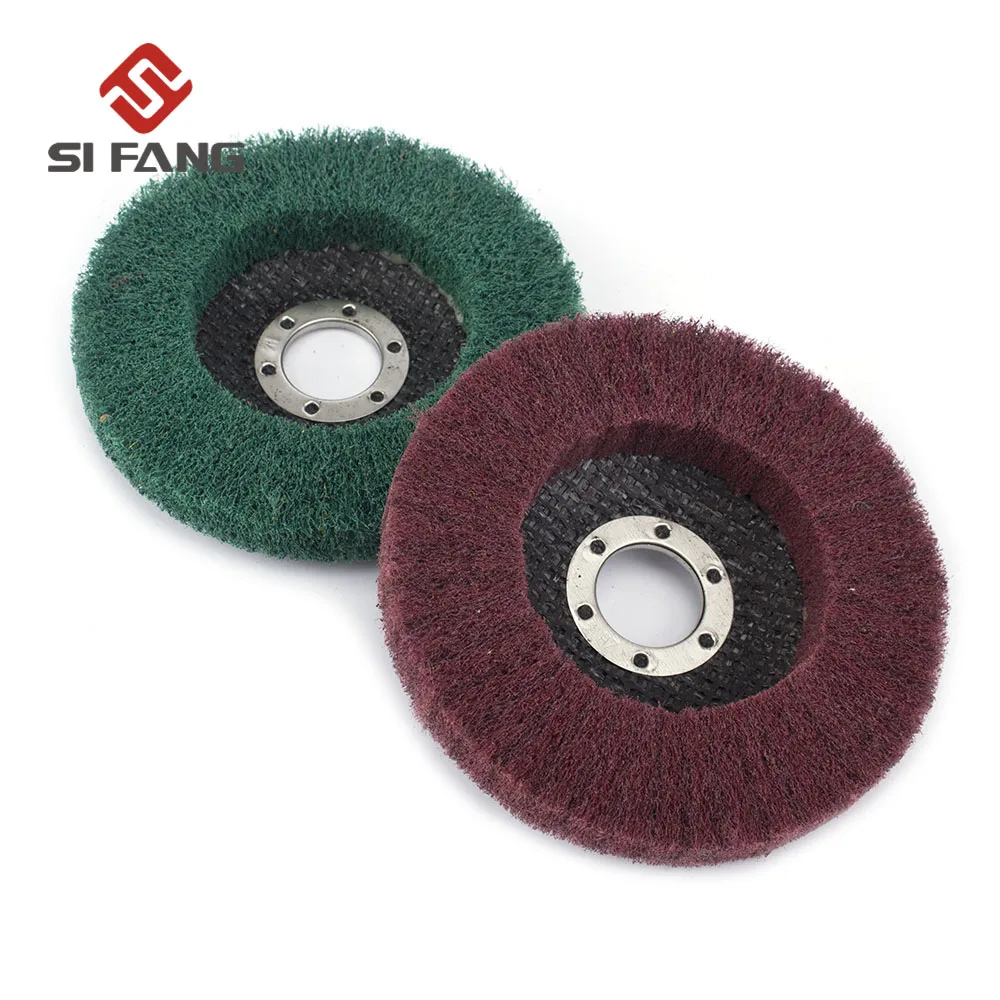 4.5" Nylon Fiber Flap Polishing Wheel Disc Set 120/180/240/320 Grit For Angle Grinder
4.5" Nylon Fiber Flap Polishing Wheel Disc Set 120/180/240/320 Grit For Angle Grinder