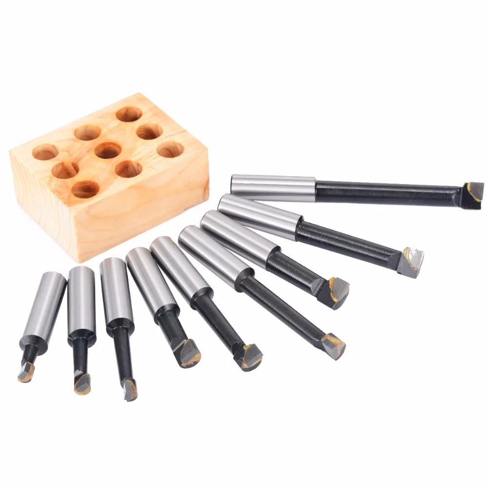 9Pcs Durable Hard Alloy Shank Boring Bar Set Carbide Tipped Bars 12Mm Kit For 2 Inch 50Mm Boring Head For Lathe Milling
9Pcs Durable Hard Alloy Shank Boring Bar Set Carbide Tipped Bars 12Mm Kit For 2 Inch 50Mm Boring Head For Lathe Milling