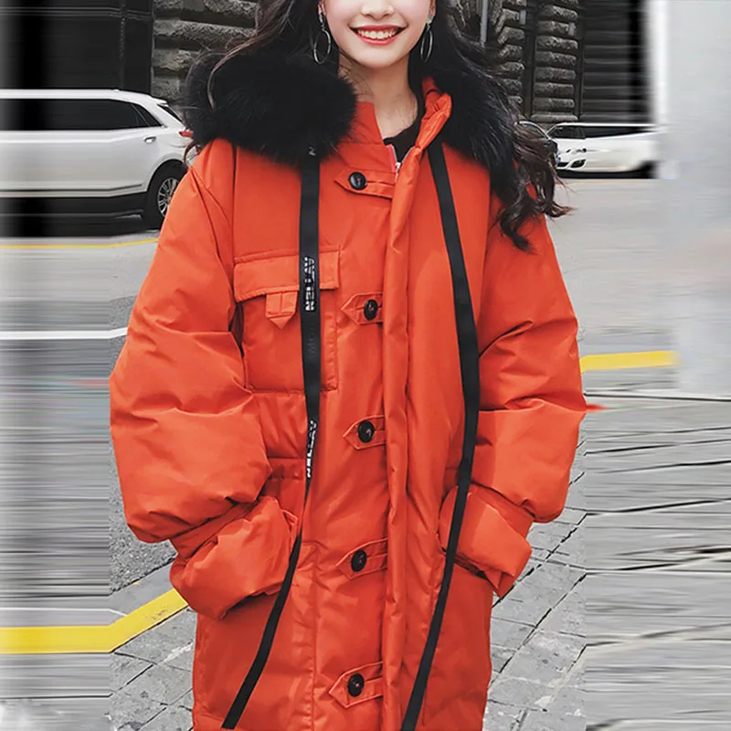 High Quality Warm Thicken Women Winter Jacket Fur Hooded Down Cotton Female Coat Plus Size Long Parka Outwear Women Parkas Mujer
High Quality Warm Thicken Women Winter Jacket Fur Hooded Down Cotton Female Coat Plus Size Long Parka Outwear Women Parkas Mujer