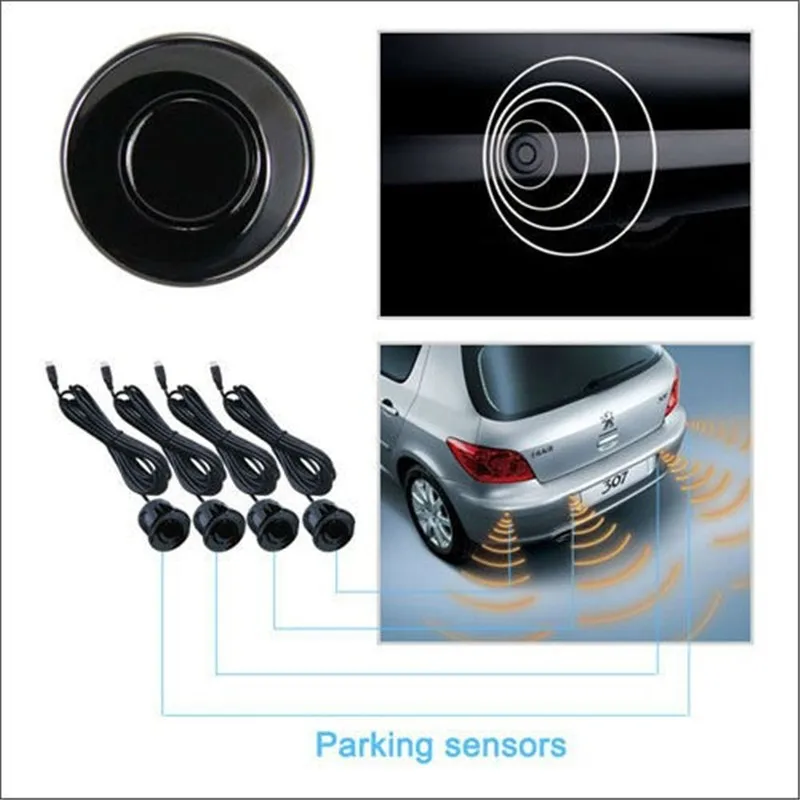 Auto Parktronic LED Car Parking Sensor with 4 Sensors Reverse Backup Car Parking Radar Monitor Detector System with LCD Display
Auto Parktronic LED Car Parking Sensor with 4 Sensors Reverse Backup Car Parking Radar Monitor Detector System with LCD Display