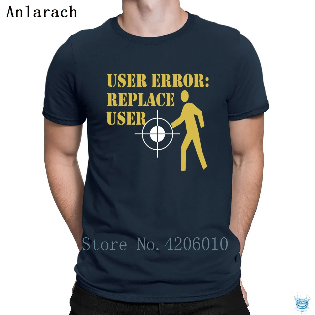 Joke User Error Black T-Shirts Loose Spring Autumn Quirky Popular T Shirt For Men Short Sleeve Hip Hop Outfit Anlarach Design
Joke User Error Black T-Shirts Loose Spring Autumn Quirky Popular T Shirt For Men Short Sleeve Hip Hop Outfit Anlarach Design
