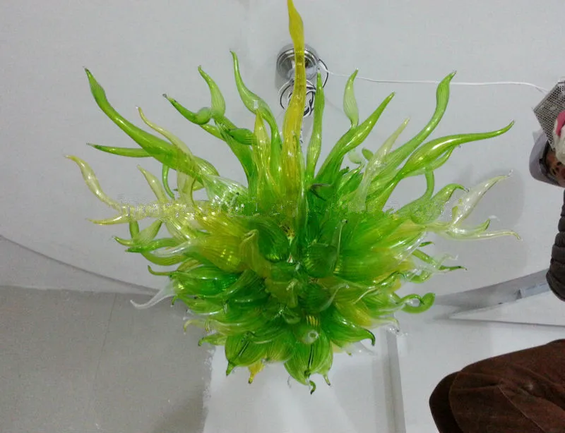 Fancy Green Lamp Cheap High Hanging Handmade Blown Glass Flush Mounted Chandelier Light Fixture
Fancy Green Lamp Cheap High Hanging Handmade Blown Glass Flush Mounted Chandelier Light Fixture