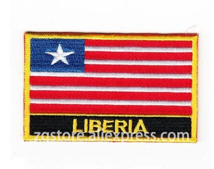 Embroidery Patches National flag Liberia Flag Patches Iron on 8.0x5.0cm Custom Patches
Embroidery Patches National flag Liberia Flag Patches Iron on 8.0x5.0cm Custom Patches