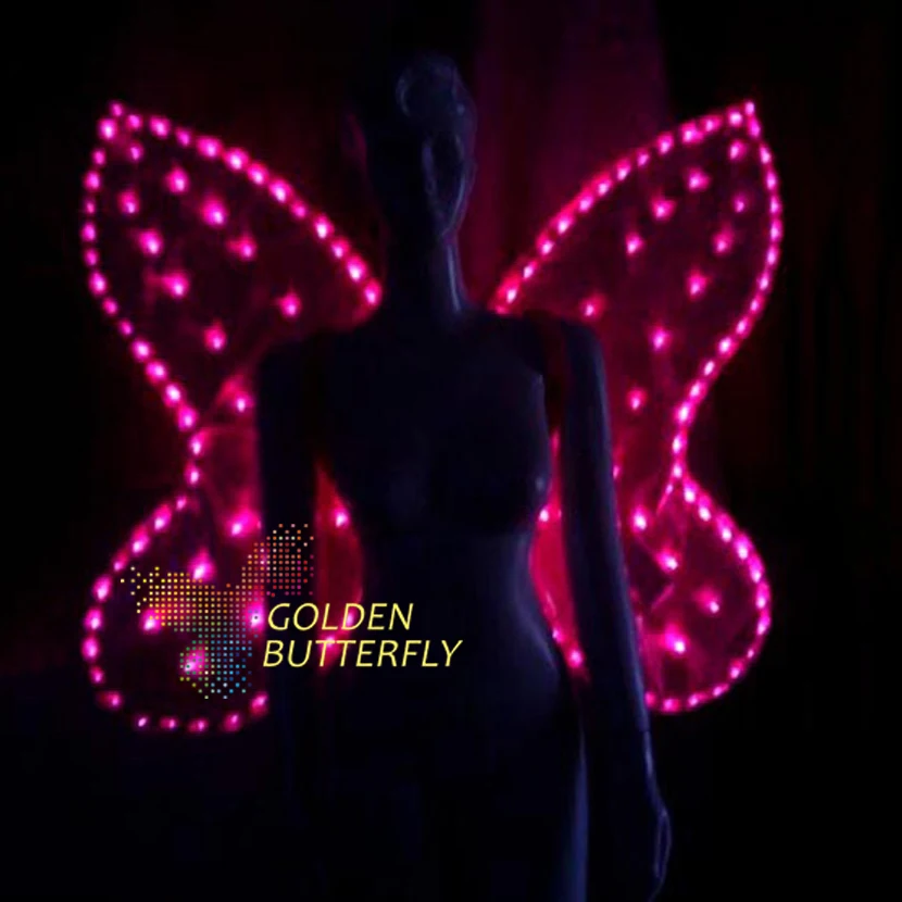 Luminous Wings Glowing Angel Women Lady LED Butterfly Wings Costumes Light Dance Accessories Dance Dress Wedding Customizable
Luminous Wings Glowing Angel Women Lady LED Butterfly Wings Costumes Light Dance Accessories Dance Dress Wedding Customizable