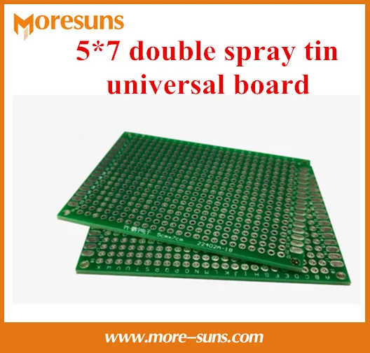 Fast Free ship 100pcs/lot 5*7cm double spray tin universal board 1.6T 2.54 spacing glass fiber board PCB experimental board
Fast Free ship 100pcs/lot 5*7cm double spray tin universal board 1.6T 2.54 spacing glass fiber board PCB experimental board