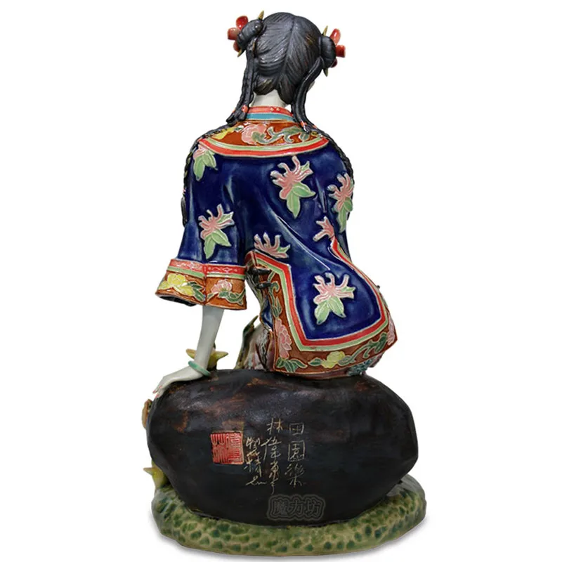 Ceramics Craftwork Home Decorations Chinese Ancient Beauty Country Scenes Figure Sculpture TV Bench Figurines Ornaments X1705
Ceramics Craftwork Home Decorations Chinese Ancient Beauty Country Scenes Figure Sculpture TV Bench Figurines Ornaments X1705