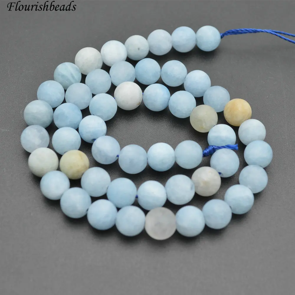 Matte Natural Mix Color Smooth Aquamarine Stone Round Loose Beads Jewelry making supplies
Matte Natural Mix Color Smooth Aquamarine Stone Round Loose Beads Jewelry making supplies