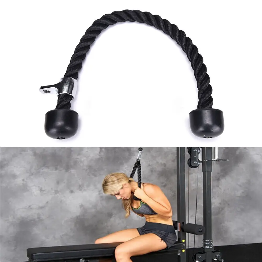1Pcs Tricep Rope Push Pull Down Cord For Bodybuilding Exercise Gym Workout Fitness body building Wholesale
1Pcs Tricep Rope Push Pull Down Cord For Bodybuilding Exercise Gym Workout Fitness body building Wholesale