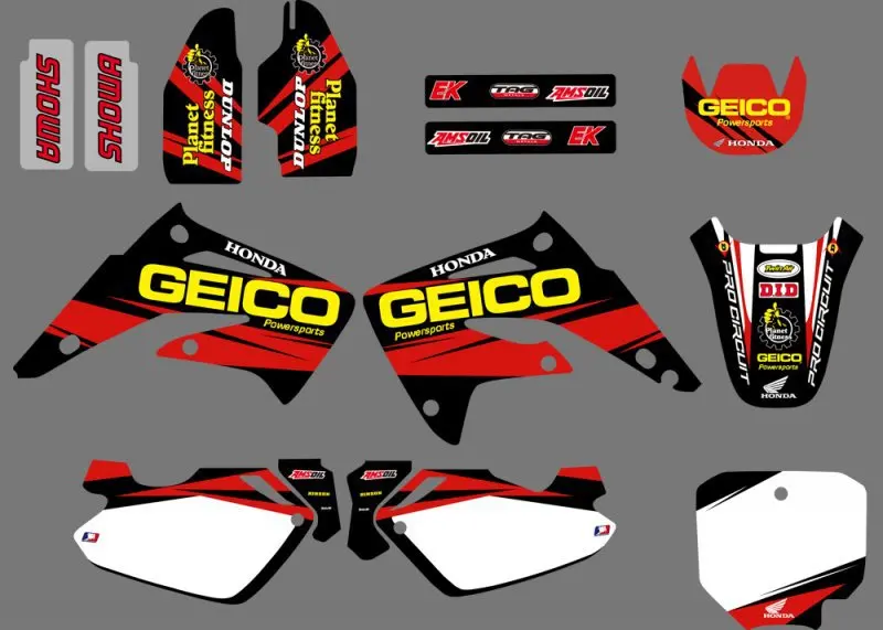 GRAPHICS & BACKGROUND DECAL STICKER Kit for Honda CR85R CR85 LIQUID COOLED 2 STROKES 2003 04 05 06 07 08 09 10 11 2012 CR 85 85R
GRAPHICS & BACKGROUND DECAL STICKER Kit for Honda CR85R CR85 LIQUID COOLED 2 STROKES 2003 04 05 06 07 08 09 10 11 2012 CR 85 85R