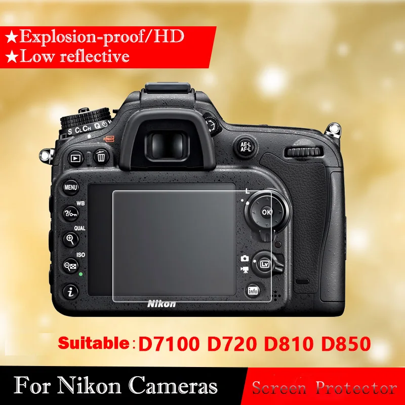Оригинальное закаленное стекло для защиты экрана, пленка для камеры Nikon D7100 D7200 D500 D810 D850, Защитная пленка для SLR
Оригинальное закаленное стекло для защиты экрана, пленка для камеры Nikon D7100 D7200 D500 D810 D850, Защитная пленка для SLR