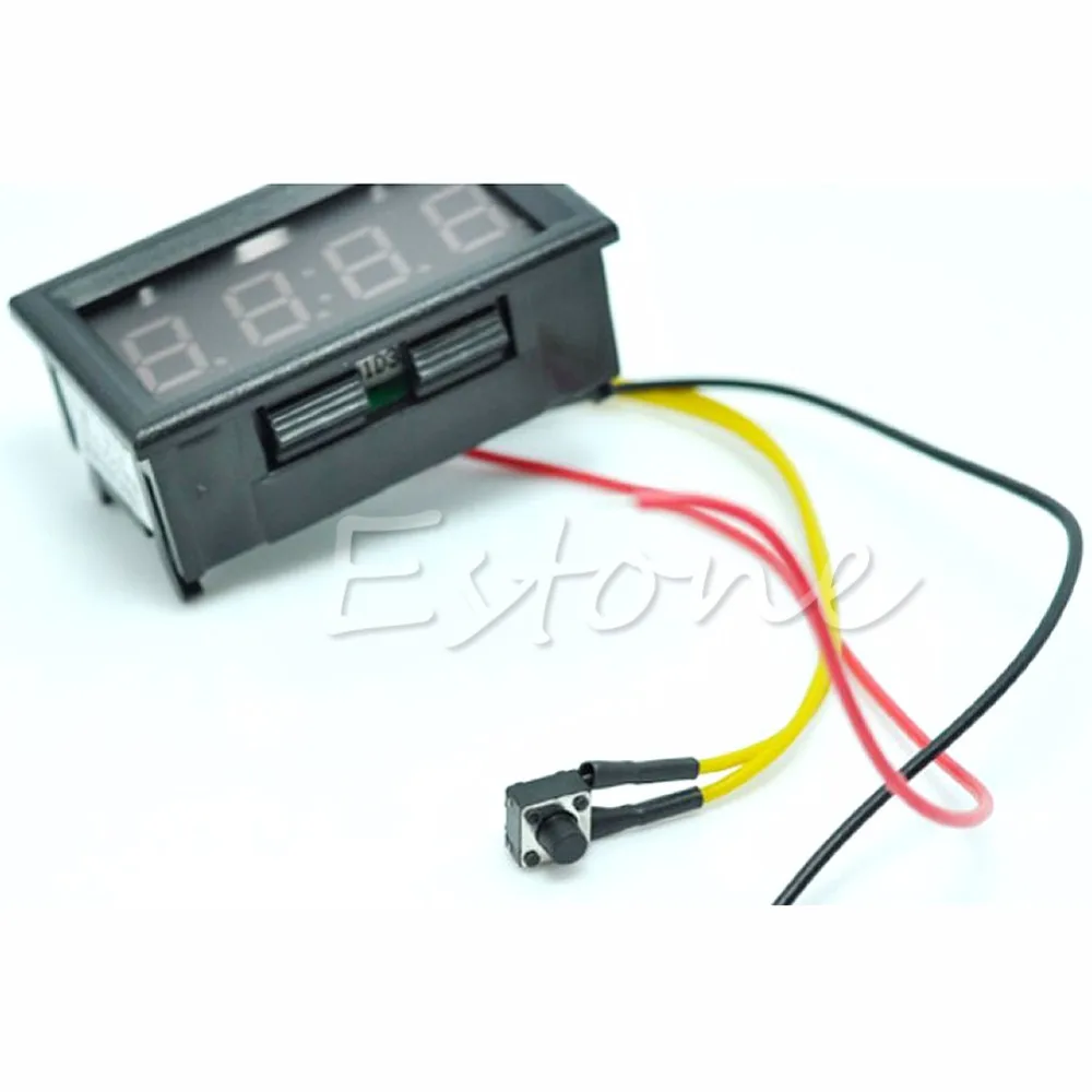 Peacefair LED Display Digital Clock 12V/24V Dashboard Car Motorcycle Accessory 1PC
Peacefair LED Display Digital Clock 12V/24V Dashboard Car Motorcycle Accessory 1PC