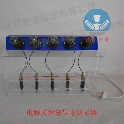 Electrolyte solutions conduct electricity demonstrator Chemistry experiment teaching apparatus free shipping
Electrolyte solutions conduct electricity demonstrator Chemistry experiment teaching apparatus free shipping