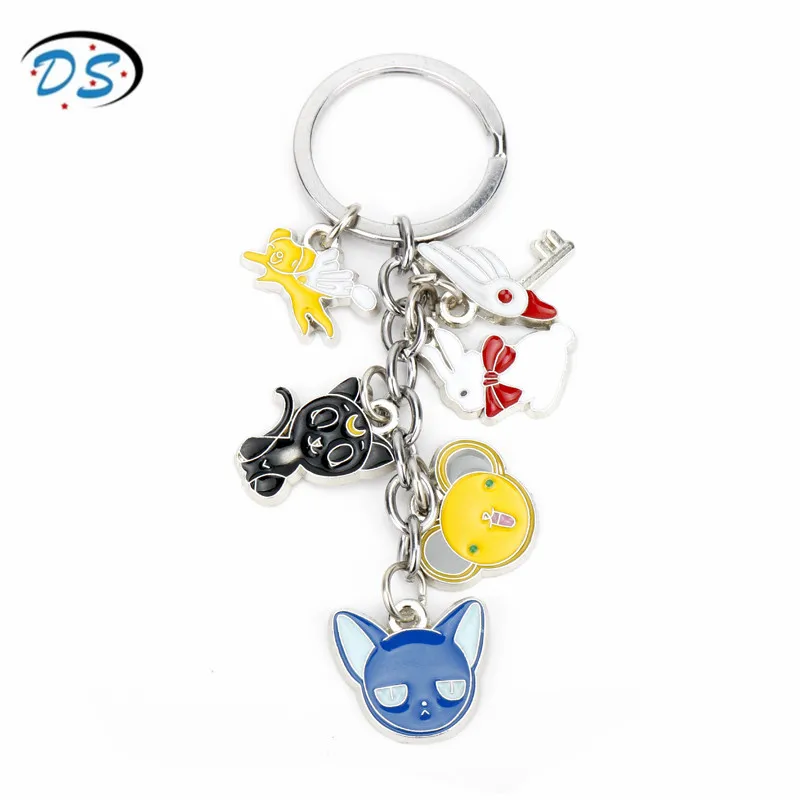 dongsheng jewelry Cartoon Charms Keychain Anime Jewelry Card Captor Sakura Key Chain Unisex Keyrings chaveiro
dongsheng jewelry Cartoon Charms Keychain Anime Jewelry Card Captor Sakura Key Chain Unisex Keyrings chaveiro