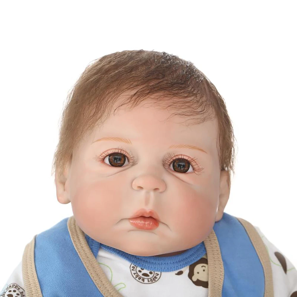 NPK реалистичные куклы Reborn Baby 57 см полное виниловое тело Детская кукла