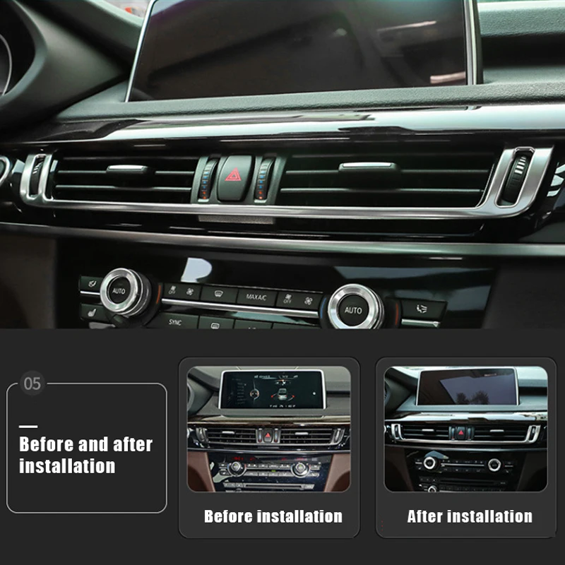 Console Audio Loudspeaker Frame Decorative Stainless Steel Car Accessories Cover Trim Strip For BMW NEW X5 X6 2014-2018
Console Audio Loudspeaker Frame Decorative Stainless Steel Car Accessories Cover Trim Strip For BMW NEW X5 X6 2014-2018