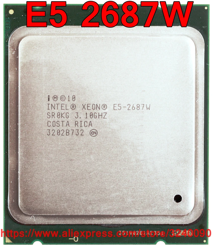 Процессор Intel Xeon E5 2687 Вт SR0KG 3 10 ГГц 8 ядер 30M LGA2011|Процессоры| |