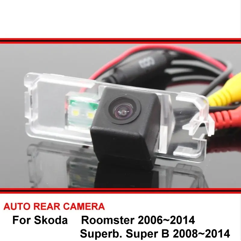 Фото Камера заднего вида для Skoda Roomster водонепроницаемая камера с функцией ночного