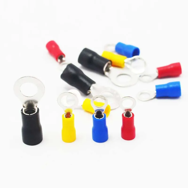 60pcs RV1.25-4 Ring Type Pre Insulated Terminals Wire Connectors Electrical Crimp Terminal Cable Wire Connector AWG 22-16
60pcs RV1.25-4 Ring Type Pre Insulated Terminals Wire Connectors Electrical Crimp Terminal Cable Wire Connector AWG 22-16