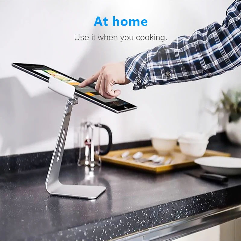 Laricare AP-7S Aluminum Tablet Stand for Tablet With Clamp for 7 Inches to 13 inches device, universal flexible brand pad holder
Laricare AP-7S Aluminum Tablet Stand for Tablet With Clamp for 7 Inches to 13 inches device, universal flexible brand pad holder