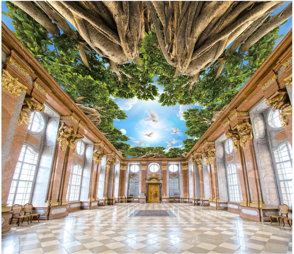 Custom photo 3d ceiling murals wallpaper Nature of the forest sky painting 3d wall murals wallpaper for living room walls 3 d
Custom photo 3d ceiling murals wallpaper Nature of the forest sky painting 3d wall murals wallpaper for living room walls 3 d