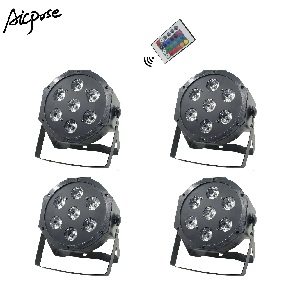 4Pcs/lots 7x12W RGBW 4in1 Led Par Lights With Remote Control Big Lens Flat Par Led With DMX512 Disco Lights Stage Lighting
4Pcs/lots 7x12W RGBW 4in1 Led Par Lights With Remote Control Big Lens Flat Par Led With DMX512 Disco Lights Stage Lighting