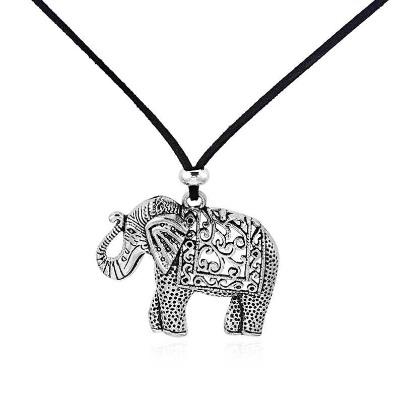 1pcs Tibetan Silver Large Peace Elephant Charms Pendant Faux Suede Leather Long Rope Chain Sweater Necklace Jewelry
1pcs Tibetan Silver Large Peace Elephant Charms Pendant Faux Suede Leather Long Rope Chain Sweater Necklace Jewelry