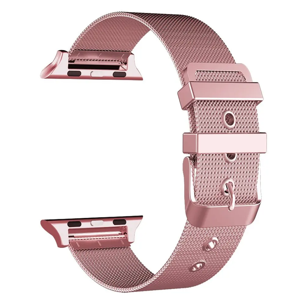 Для Apple Watch 42 мм/38 мм сетчатый Браслет из нержавеющей стали для iWatch серии 1 2 3|strap