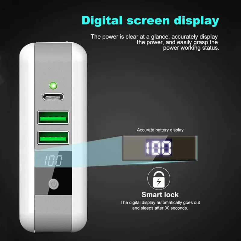 6700mAh Power Bank Wireless Quick Charge Protable Travel Phone Charger For iPhone Samsung Huawei OPPO External Battery Dual USB
6700mAh Power Bank Wireless Quick Charge Protable Travel Phone Charger For iPhone Samsung Huawei OPPO External Battery Dual USB