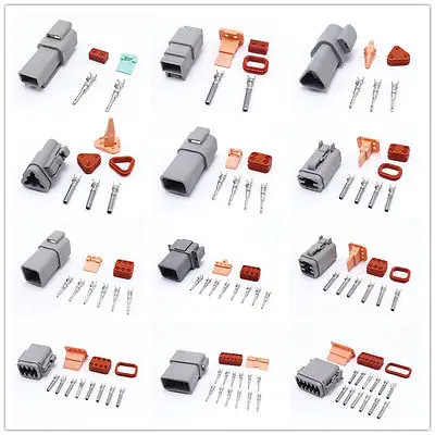 Waterproof Connector Deutsch DT06 Or 04 /2~12Pin Male Female Auto Connector Plug
Waterproof Connector Deutsch DT06 Or 04 /2~12Pin Male Female Auto Connector Plug