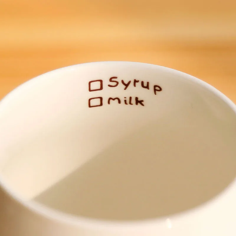 Креативная кружка с выражением уникальная фарфоровая кофейная для чая молоком