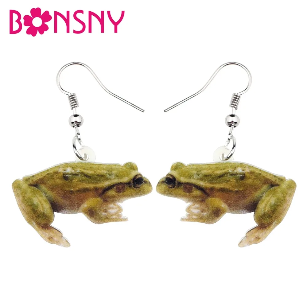 Bonsny Acrylic Novelty Green Frog Earrings Drop Dangle Big Long Unique Animal Jewelry For Women Girls Teens Bijoux Accessories
Bonsny Acrylic Novelty Green Frog Earrings Drop Dangle Big Long Unique Animal Jewelry For Women Girls Teens Bijoux Accessories