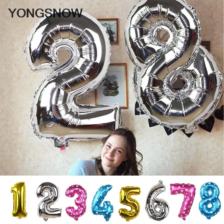 32inch Number Foil Balloons Happy Birthday Ballon Wedding Decoration Digit Balloon Figures Globos Christmas Party Supplies
32inch Number Foil Balloons Happy Birthday Ballon Wedding Decoration Digit Balloon Figures Globos Christmas Party Supplies