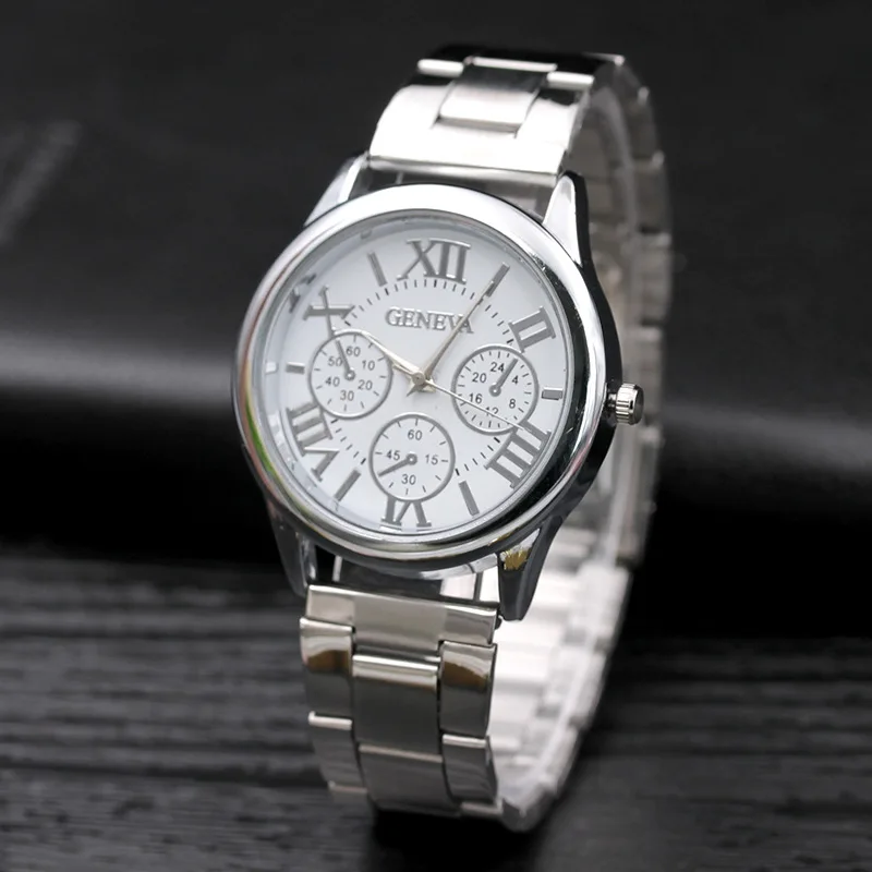 High quality Stainless Steel Women Watch Imitate 3 Eyes Analog Quartz Watch Fashion Brand Geneva Wristwatch Relogio feminino
High quality Stainless Steel Women Watch Imitate 3 Eyes Analog Quartz Watch Fashion Brand Geneva Wristwatch Relogio feminino