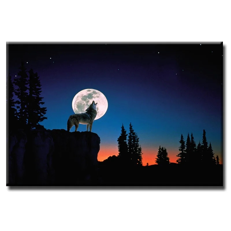 Factory wholesale Night Wolf Landscape Painting Custom Canvas Print On Canvas Printing Wall Pictures Home Decoration
Factory wholesale Night Wolf Landscape Painting Custom Canvas Print On Canvas Printing Wall Pictures Home Decoration