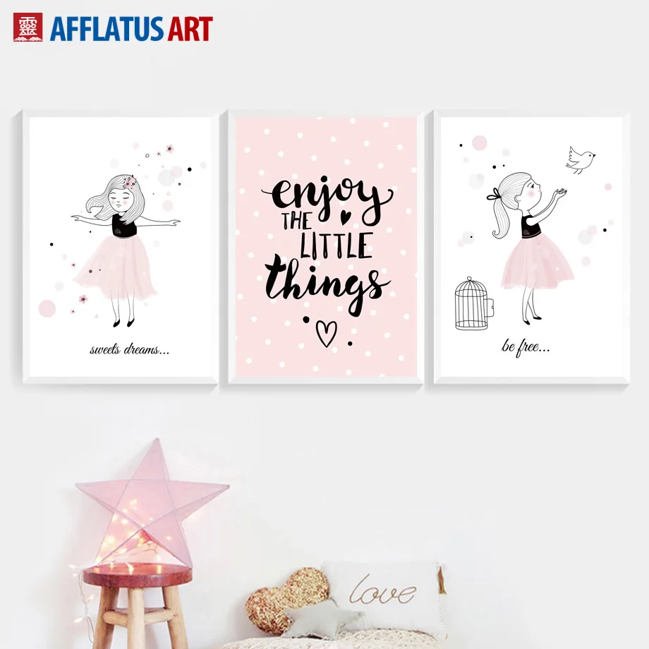 Cartoon Pink Little Girl Quotes Wall Art Canvas Painting Nordic Posters And Prints Wall Pictures For Living Room Kids Room Decor
Cartoon Pink Little Girl Quotes Wall Art Canvas Painting Nordic Posters And Prints Wall Pictures For Living Room Kids Room Decor