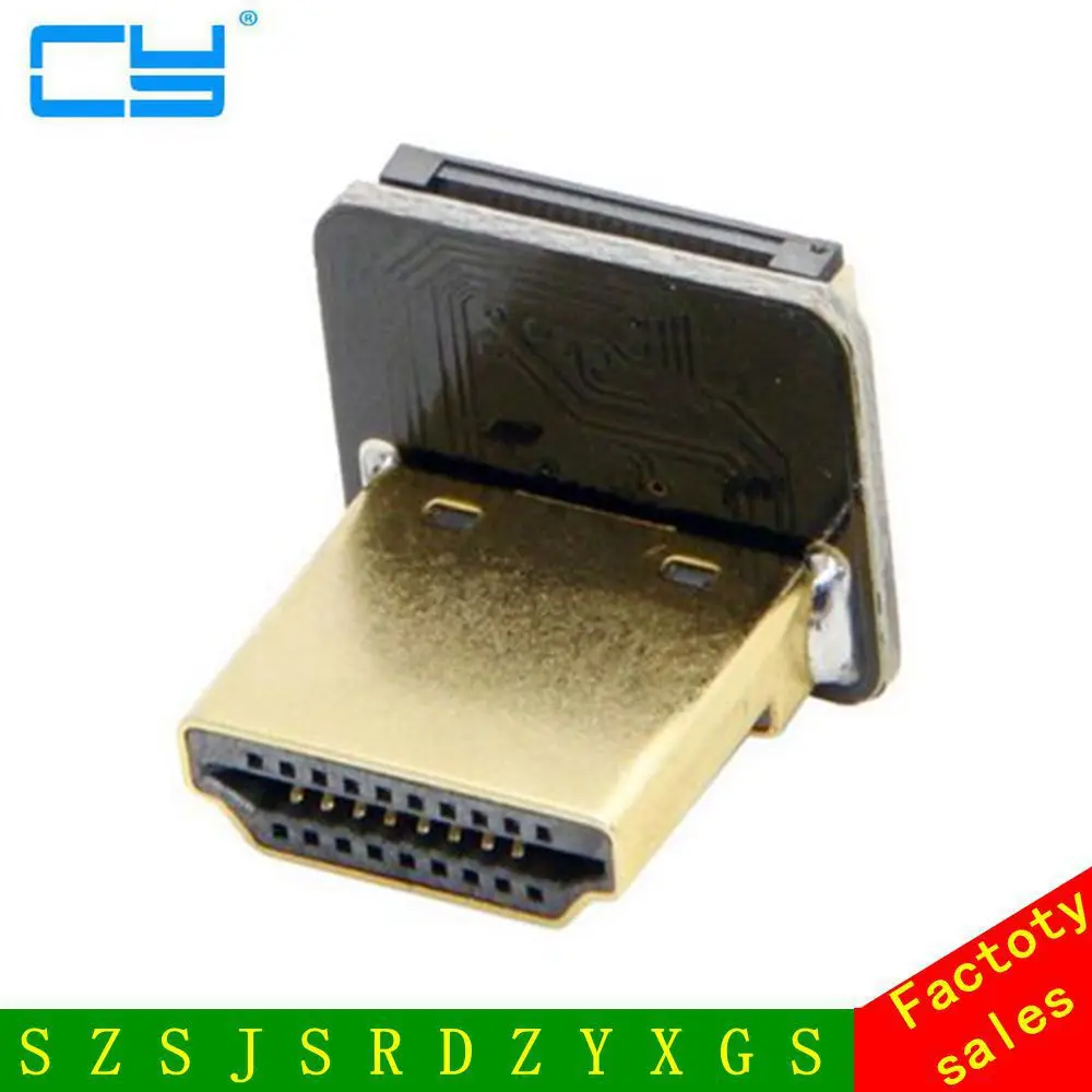 FPV 90 Degree Up Angled HDMI-compatible Type A Male Connector for FPV HDTV Multicopter Aerial Photography
FPV 90 Degree Up Angled HDMI-compatible Type A Male Connector for FPV HDTV Multicopter Aerial Photography