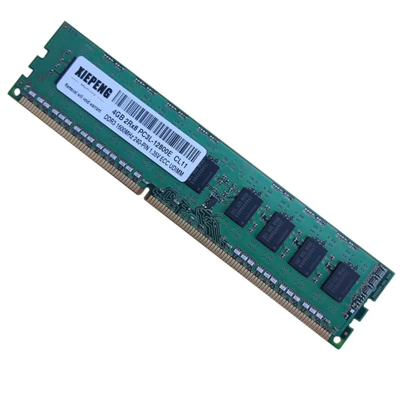 Небуферизованная память для сервера IBM System x3100 x3200 x3250 M3 M4 M5 RS210 TS200 TS200V 4 Гб 2Rx8 PC3-10600 8