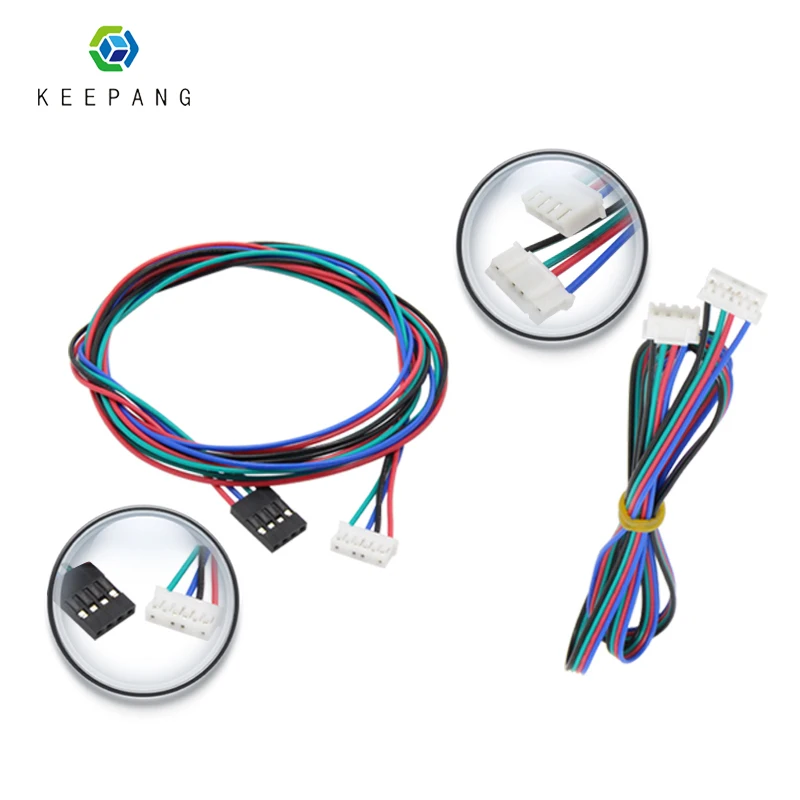 10pcs Dupont Cable 4 pin to 6pin Stepper Motor Wire Part Female to Female Black White Terminal Line 3D Printers Parts
10pcs Dupont Cable 4 pin to 6pin Stepper Motor Wire Part Female to Female Black White Terminal Line 3D Printers Parts
