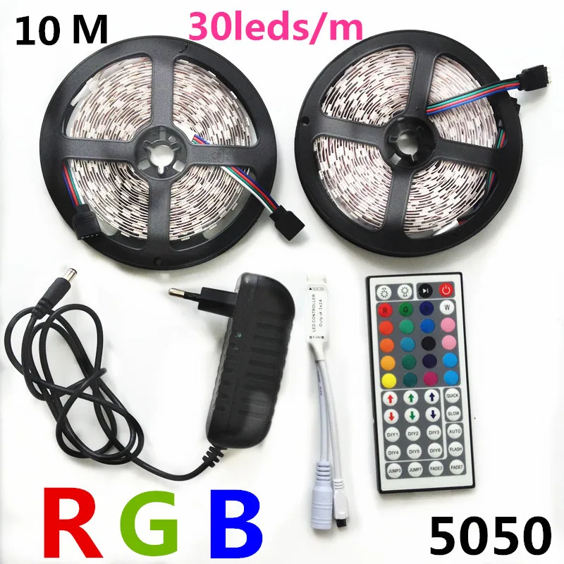 Светодиодная лента RGB, 12 В постоянного тока, 10 м, 5 м, 5050, 5 м в рулоне, водонепроницаемая светодиодная лента 10 м + пульт дистанционного управлен...
Светодиодная лента RGB, 12 В постоянного тока, 10 м, 5 м, 5050, 5 м в рулоне, водонепроницаемая светодиодная лента 10 м + пульт дистанционного управлен...