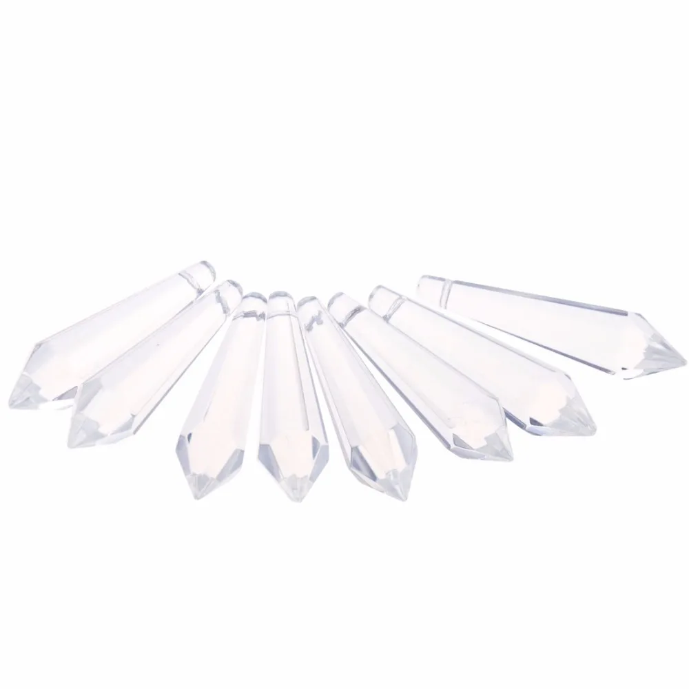 55MM 10Pcs/Bag Clear Crystal Glass Chandelier Lamp Lighting Part Prisms Drops Pendants Wedding Light Accessories Home Decoration
55MM 10Pcs/Bag Clear Crystal Glass Chandelier Lamp Lighting Part Prisms Drops Pendants Wedding Light Accessories Home Decoration