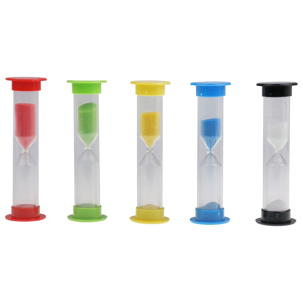5 PCS 30 Seconds&1+3+5+10 Minutes Plastic Sandglass Hourglass Timer Clock for Kitchen Bar Desk Accessory Home Decoration Gifts
5 PCS 30 Seconds&1+3+5+10 Minutes Plastic Sandglass Hourglass Timer Clock for Kitchen Bar Desk Accessory Home Decoration Gifts