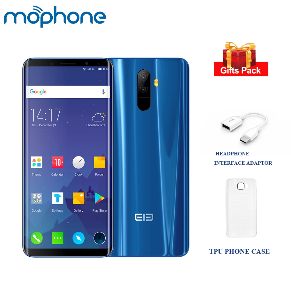 Elephone U Pro Face ID мобильный телефон 128 ГБ Qualcomm Snapdragon 660 OctaCore 5 99 дюймов Android 8 0 13 + Мп