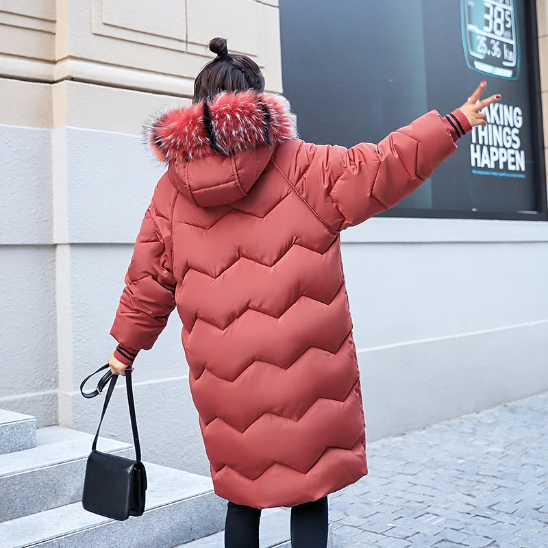 Большие размеры M-XXXL 2018 новые зимние женские куртки пальто большой меховой