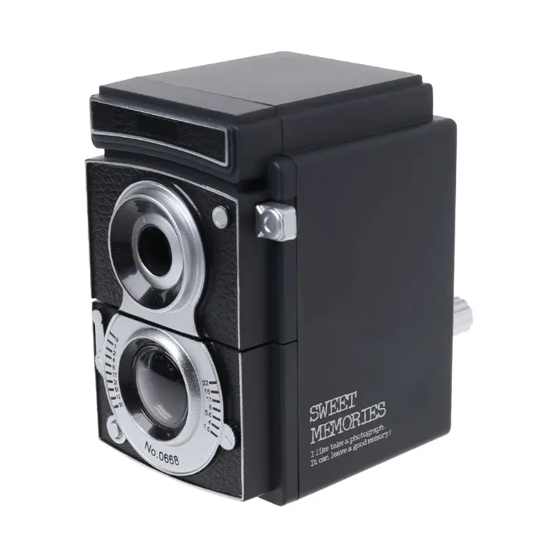 Retro Pencil Sharpener Vintage Camera Style Pencil Sharpener Mechanical Manual Hand Cranking Stationery Student Gift
Retro Pencil Sharpener Vintage Camera Style Pencil Sharpener Mechanical Manual Hand Cranking Stationery Student Gift
