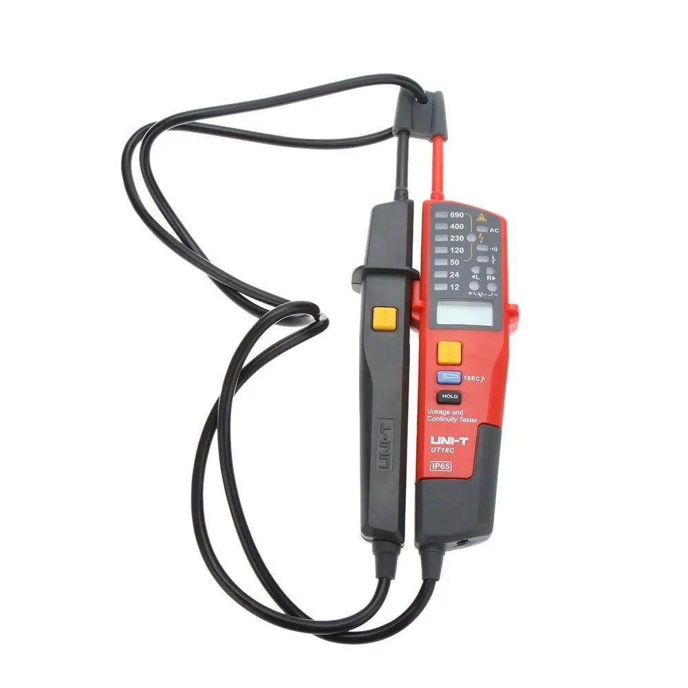 UNI-T UT18C тест на напряжение и непрерывность er Pen Тип AC DC измеритель напряжения RCD тест/полярность обнаружения/вращение фазы/100-690 В тест
UNI-T UT18C тест на напряжение и непрерывность er Pen Тип AC DC измеритель напряжения RCD тест/полярность обнаружения/вращение фазы/100-690 В тест