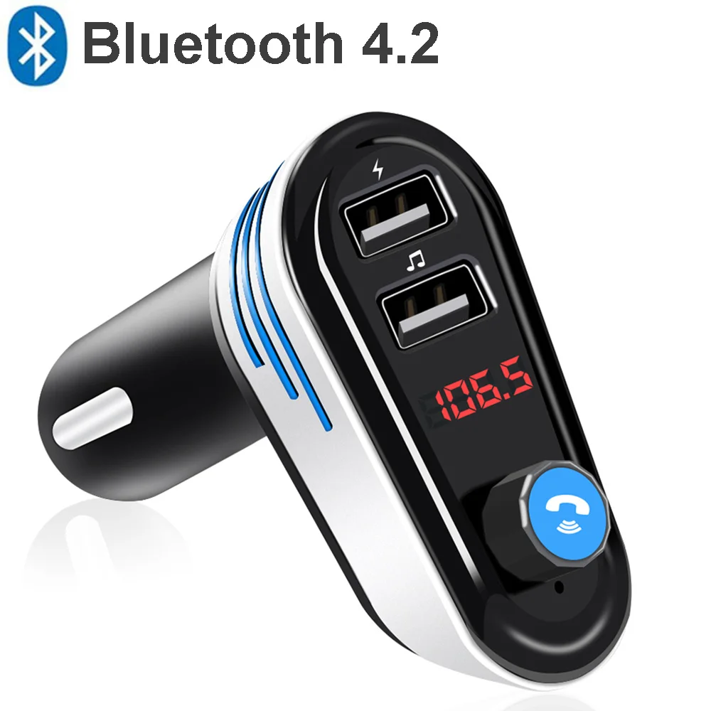 FM трансмиттер Bluetooth 4 2 автомобильный комплект громкой связи беспроводной